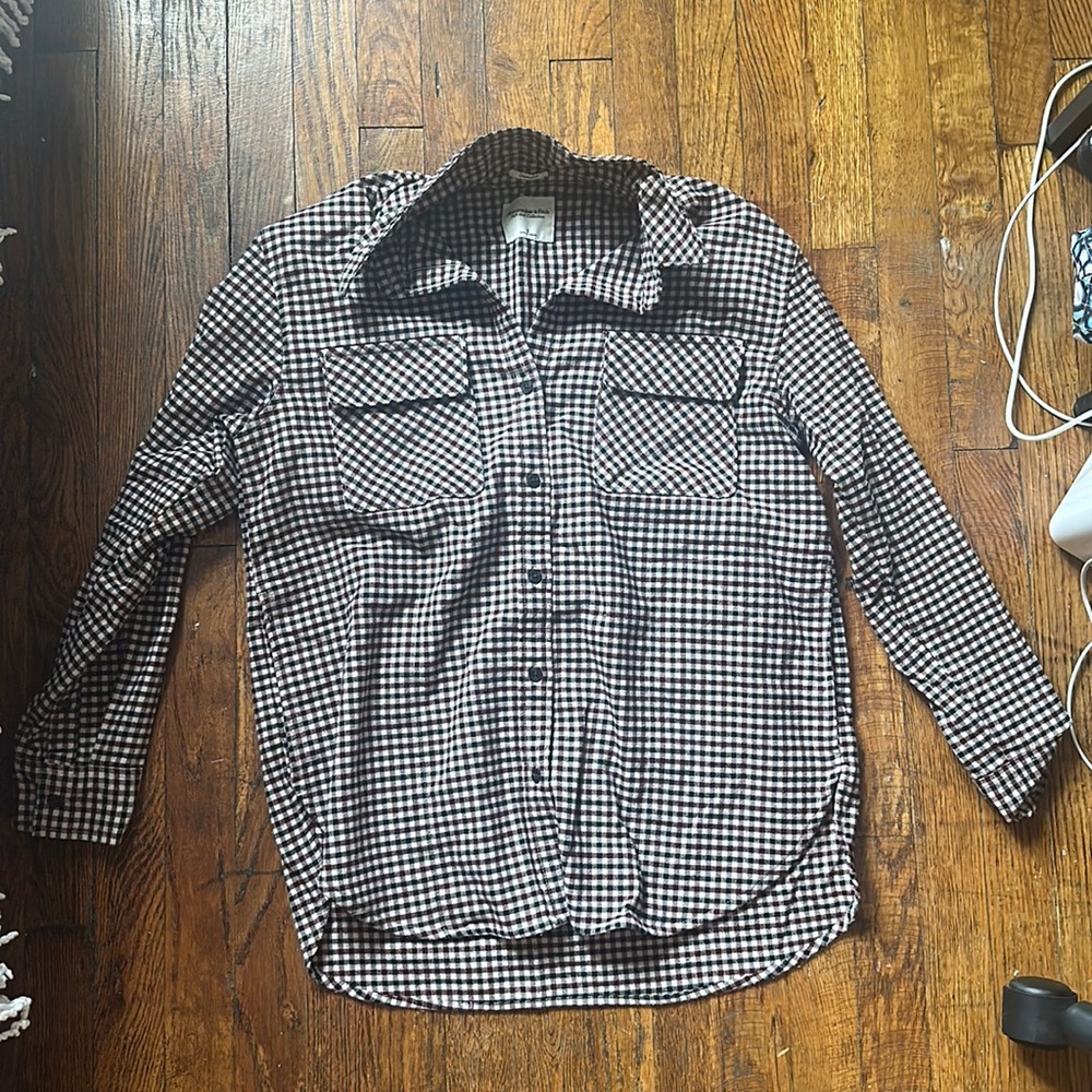 Checkered oversize shirt